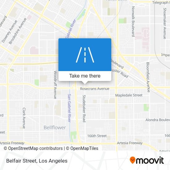 Mapa de Belfair Street