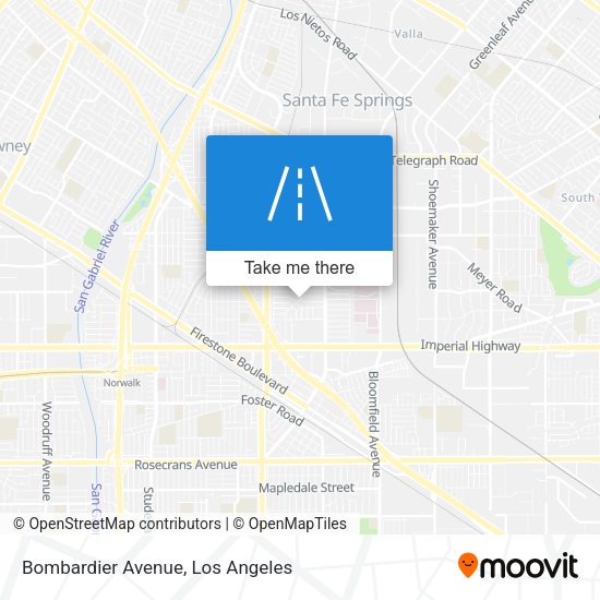 Bombardier Avenue map