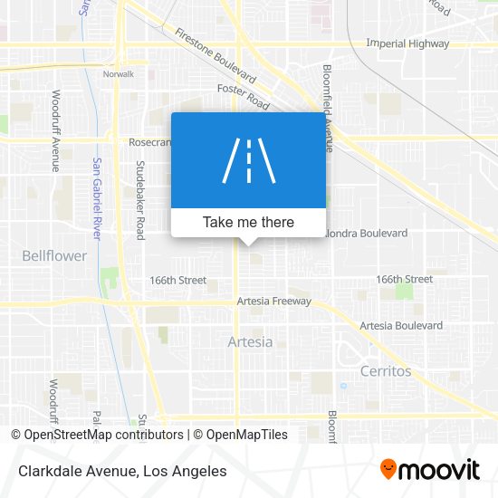Mapa de Clarkdale Avenue