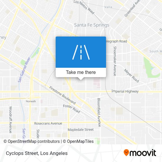 Mapa de Cyclops Street
