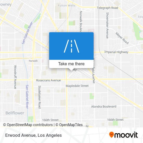Erwood Avenue map