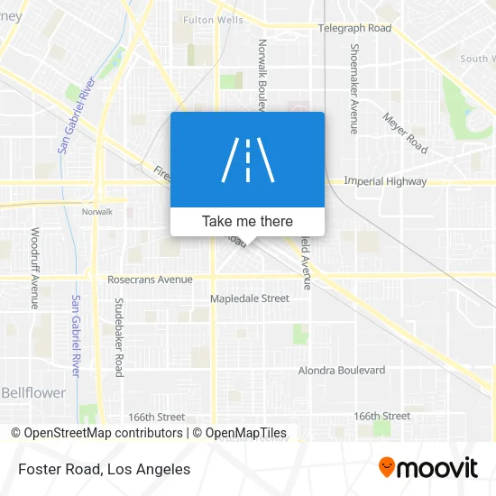 Foster Road map