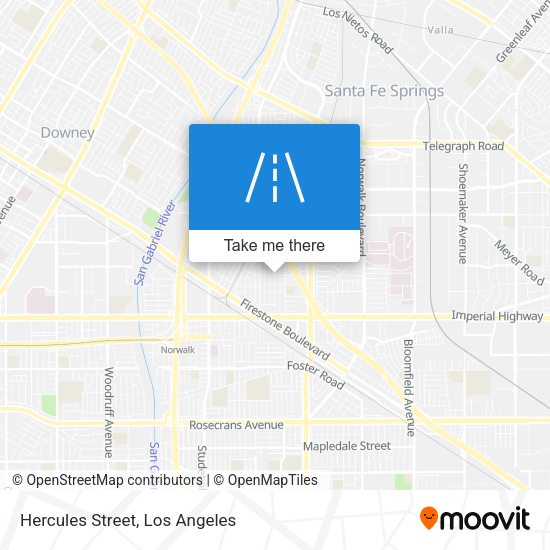 Hercules Street map