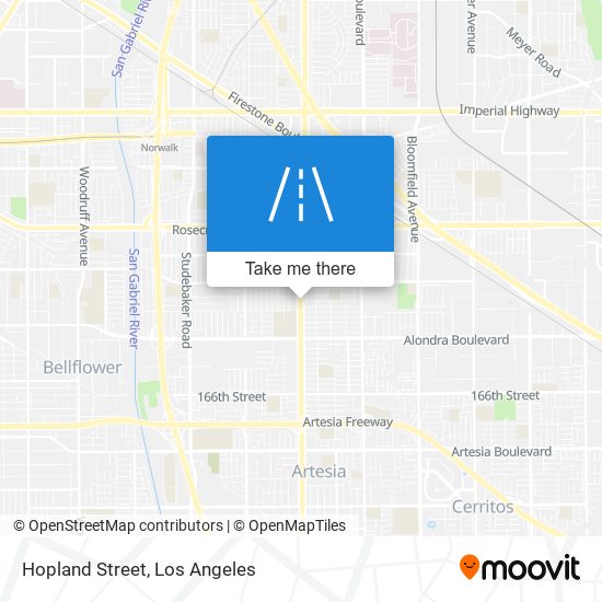 Hopland Street map