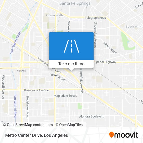 Mapa de Metro Center Drive