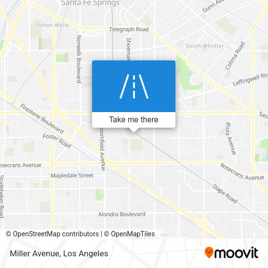 Mapa de Miller Avenue