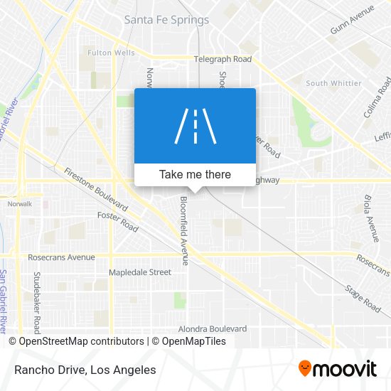 Mapa de Rancho Drive