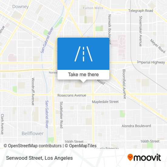Mapa de Senwood Street