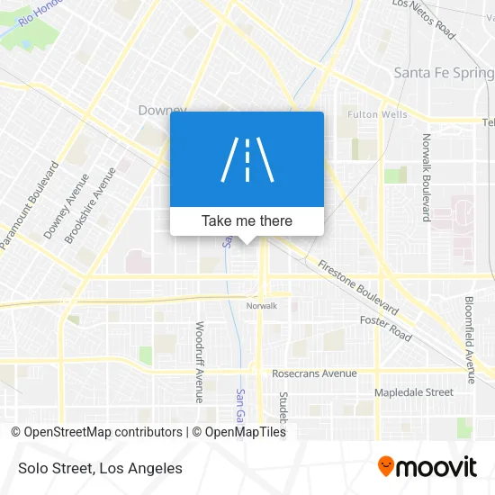 Solo Street map