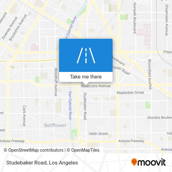 Mapa de Studebaker Road