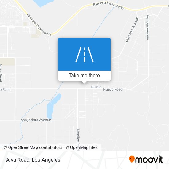 Mapa de Alva Road
