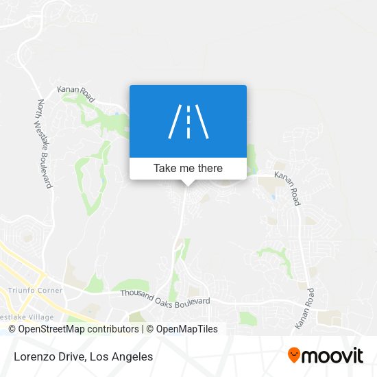 Mapa de Lorenzo Drive
