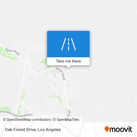 Oak Forest Drive map