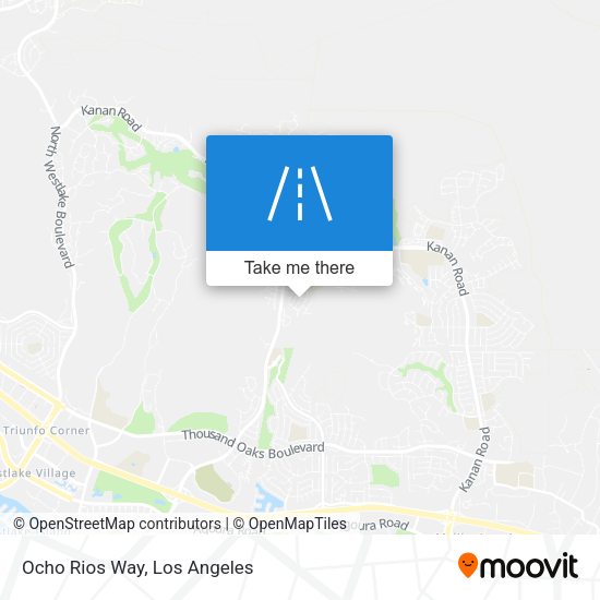 Mapa de Ocho Rios Way