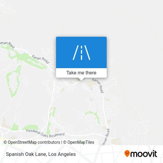 Spanish Oak Lane map