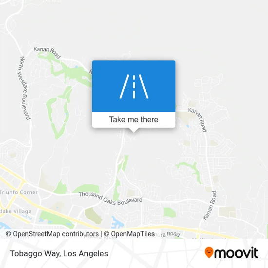Tobaggo Way map