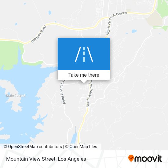 Mountain View Street map