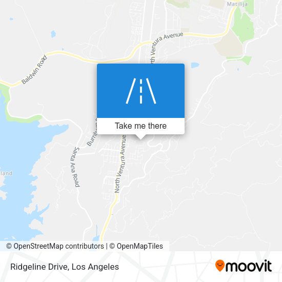 Mapa de Ridgeline Drive