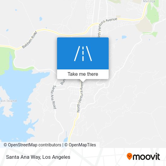 Mapa de Santa Ana Way