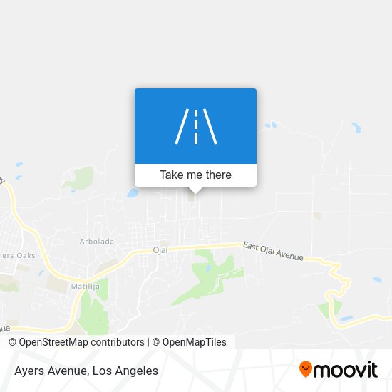 Mapa de Ayers Avenue