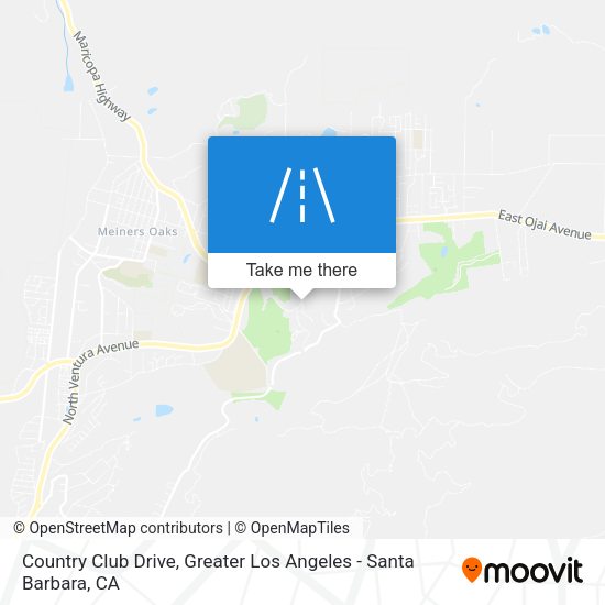 Country Club Drive map