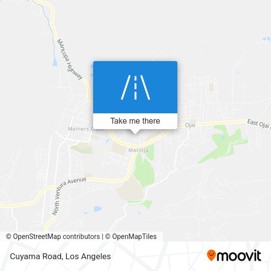 Mapa de Cuyama Road