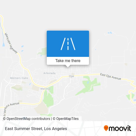 East Summer Street map