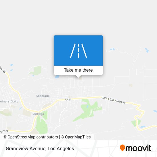 Mapa de Grandview Avenue