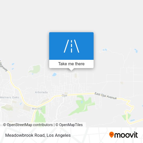 Meadowbrook Road map