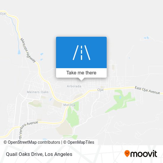 Quail Oaks Drive map