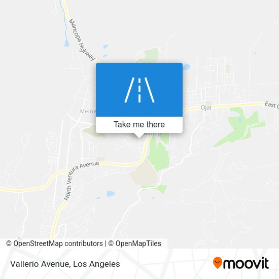 Mapa de Vallerio Avenue