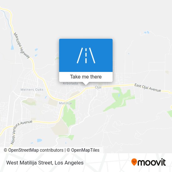 Mapa de West Matilija Street