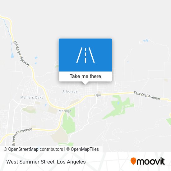 West Summer Street map