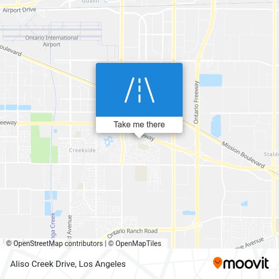 Mapa de Aliso Creek Drive