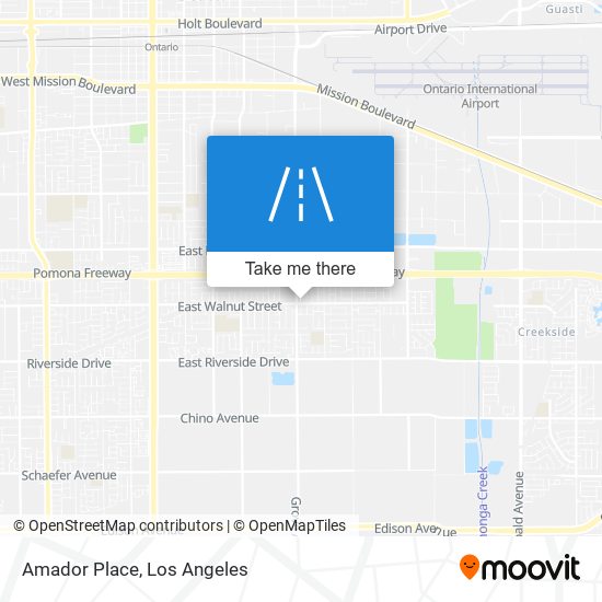 Mapa de Amador Place
