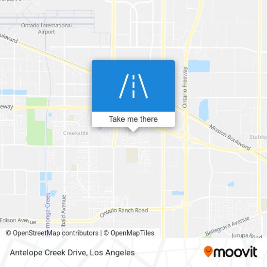 Antelope Creek Drive map