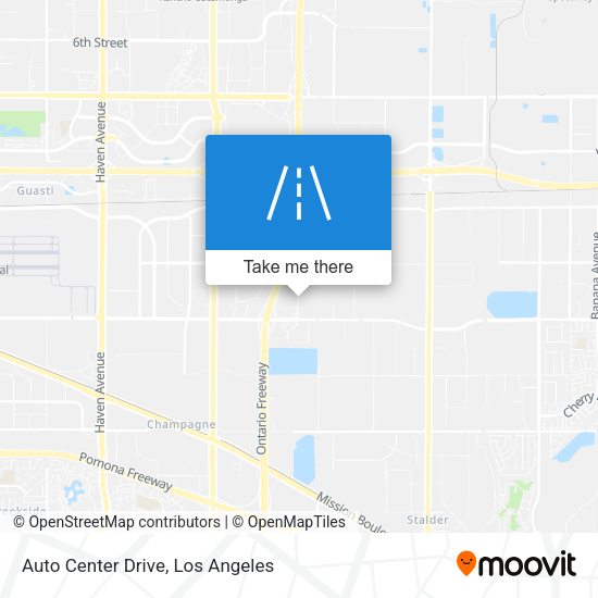 Auto Center Drive map