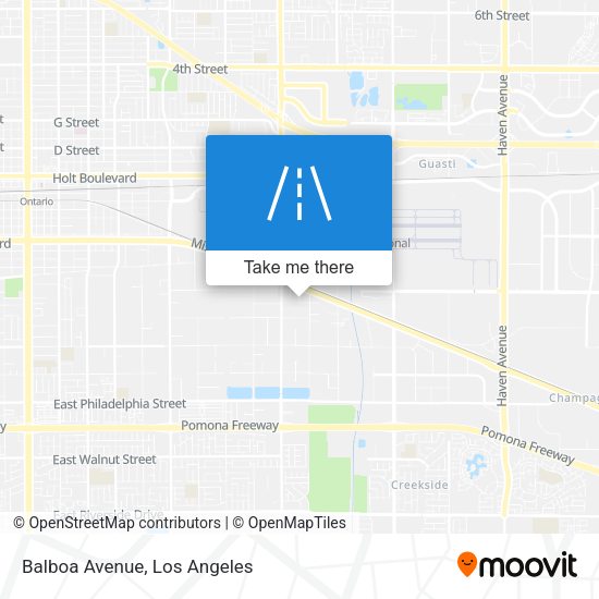 Mapa de Balboa Avenue