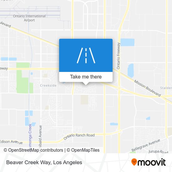 Beaver Creek Way map