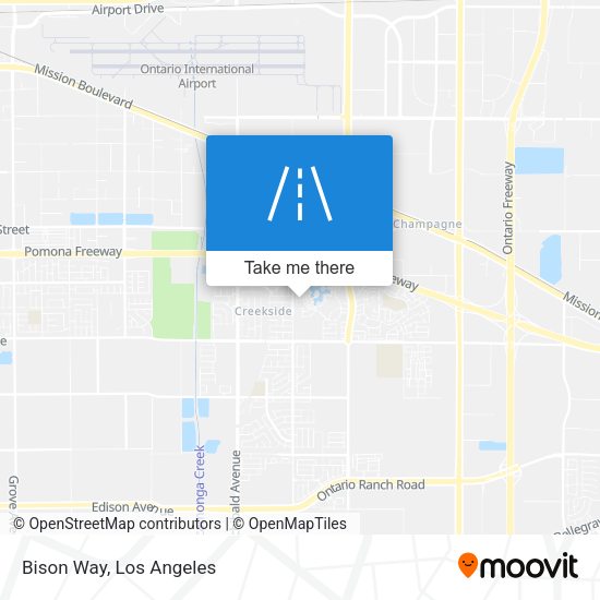 Mapa de Bison Way
