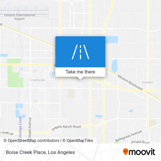 Boise Creek Place map