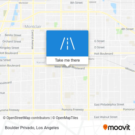 Boulder Privado map