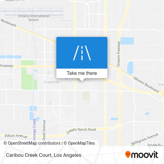 Caribou Creek Court map