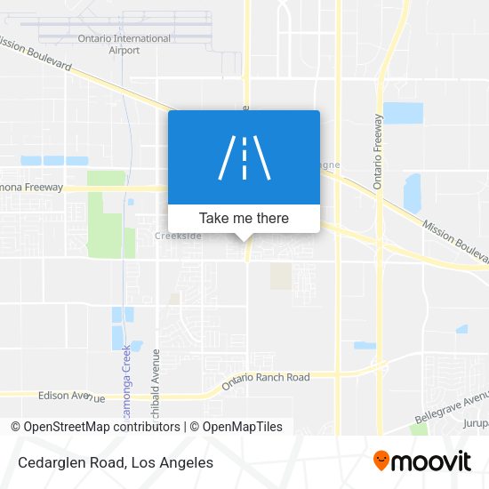 Mapa de Cedarglen Road