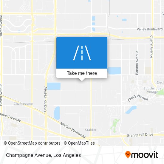 Champagne Avenue map