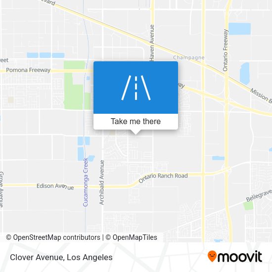 Mapa de Clover Avenue