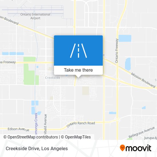 Mapa de Creekside Drive