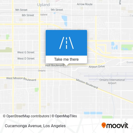 Mapa de Cucamonga Avenue