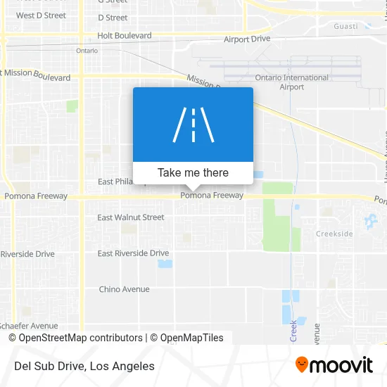 Del Sub Drive map