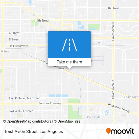 Mapa de East Avion Street